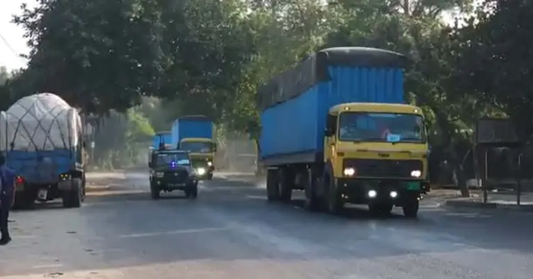 ইউরেনিয়াম বহনকারী গাড়িবহর